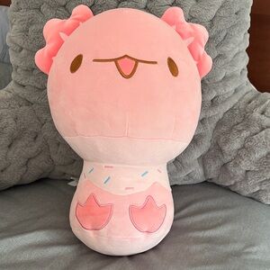 BNWT pink axolotl stuffed toy